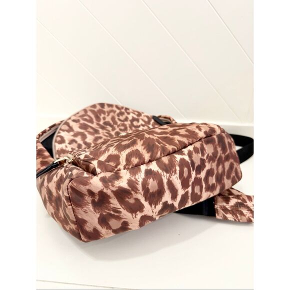 Kate Spade New York Taylor Satin Leopard Print Large Backpack main image 4